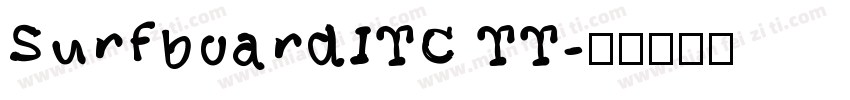 SurfboardITC TT字体转换